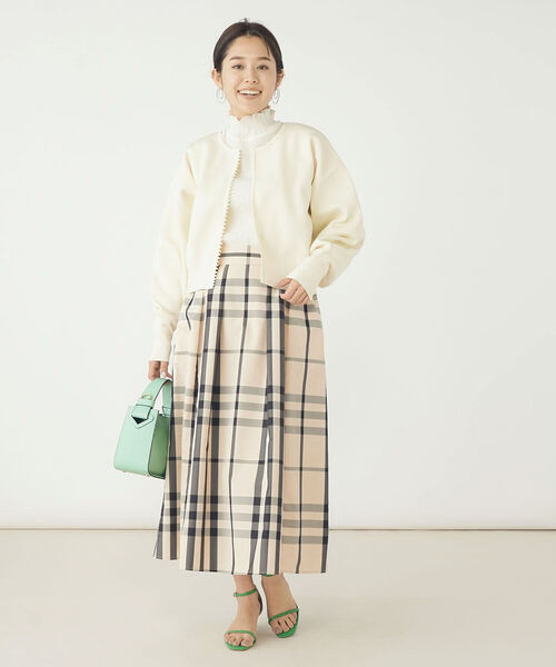 NOLLEY’S（ノーリーズ）の「《手洗い可能》ミニパールカーディガン（カーディガン/ボレロ・レディース・ブルー/グリーン/アイボリー/ネイビー/ブラック・38）」の20枚目の写真