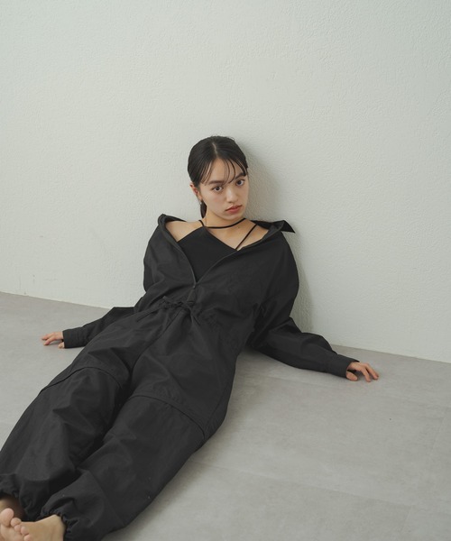 earthy（アーシー）の「earthy_ワンショル3ストラップキャミソール（キャミソール・レディース・オフホワイト/ホワイト/ブラック・S）」の11枚目の写真