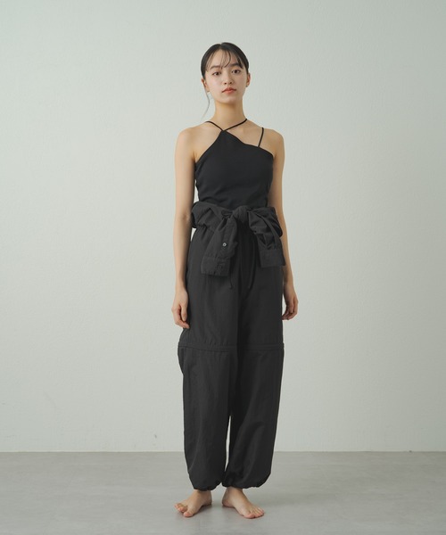 earthy（アーシー）の「earthy_ワンショル3ストラップキャミソール（キャミソール・レディース・オフホワイト/ホワイト/ブラック・S）」の13枚目の写真