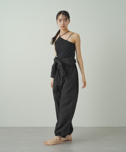 earthy（アーシー）の「earthy_ワンショル3ストラップキャミソール（キャミソール・レディース・オフホワイト/ホワイト/ブラック・S）」の15枚目の写真