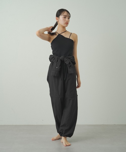 earthy（アーシー）の「earthy_ワンショル3ストラップキャミソール（キャミソール・レディース・オフホワイト/ホワイト/ブラック・S）」の16枚目の写真