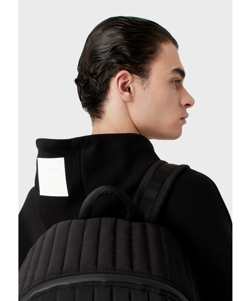 EMPORIO ARMANI（エンポリオアルマーニ）の「【エンポリオ アルマーニ】スウェットシャツ ダブルジャージー製 フード ロゴ刺繍（スウェット・メンズ・霜降りグレー/ブラック・LARGE/XX-LARGE/X-LARGE/MEDIUM/SMALL）」の5枚目の写真