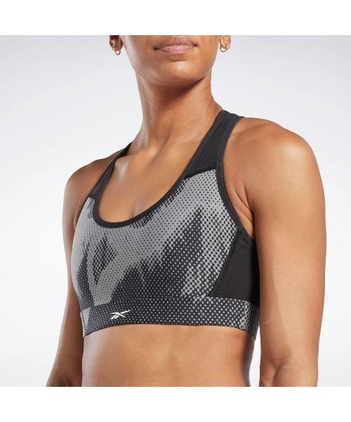 Reebok(リーボック)の「ルクス レーサー ブラ / TS Lux Per Racer Bra- AOP【返品不可商品】(スポーツブラ・レディース・ブルー/ブラック・X-SMALL/SMALL/MEDIUM/LARGE/X-LARGE)」の10枚目の写真