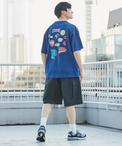 coen（コーエン）の「Chinook Sport（チヌークスポーツ）別注グログラン6ポケットカーゴショーツ（セットアップ対応）（カーゴパンツ・メンズ・ブラック/レッド・S/M/L/XL）」の4枚目の写真