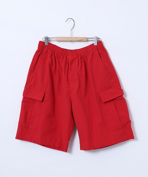 coen（コーエン）の「Chinook Sport（チヌークスポーツ）別注グログラン6ポケットカーゴショーツ（セットアップ対応）（カーゴパンツ・メンズ・ブラック/レッド・S/M/L/XL）」の21枚目の写真