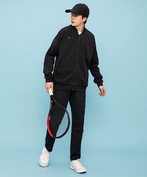 le coq sportif(ルコックスポルティフ)の「AIR STYLISH PANTS ルフ・フォルム(ヘランカツイルジャージ)(その他パンツ・メンズ・ネイビー/ブラック・XL/M/L/XXL/S)」の6枚目の写真