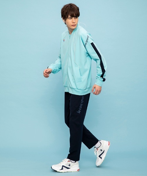 le coq sportif(ルコックスポルティフ)の「AIR STYLISH PANTS ルフ・フォルム(ヘランカツイルジャージ)(その他パンツ・メンズ・ネイビー/ブラック・XL/M/L/XXL/S)」の18枚目の写真