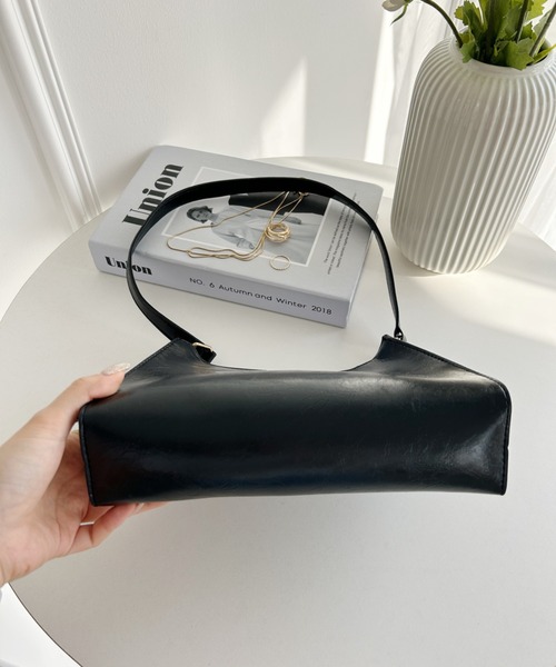 wears（ウェアーズ）の「PUコンパクトハンドバッグ（ショルダーバッグ・レディース・ブラウン/ダークブラウン/ブラック・FREE）」の10枚目の写真