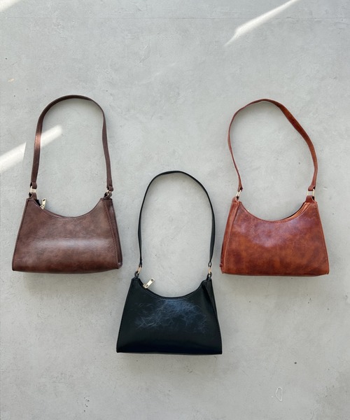 wears（ウェアーズ）の「PUコンパクトハンドバッグ（ショルダーバッグ・レディース・ブラウン/ダークブラウン/ブラック・FREE）」の19枚目の写真