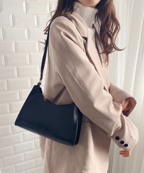 wears（ウェアーズ）の「PUコンパクトハンドバッグ（ショルダーバッグ・レディース・ブラウン/ダークブラウン/ブラック・FREE）」の7枚目の写真