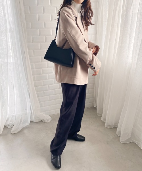 wears（ウェアーズ）の「PUコンパクトハンドバッグ（ショルダーバッグ・レディース・ブラウン/ダークブラウン/ブラック・FREE）」の8枚目の写真