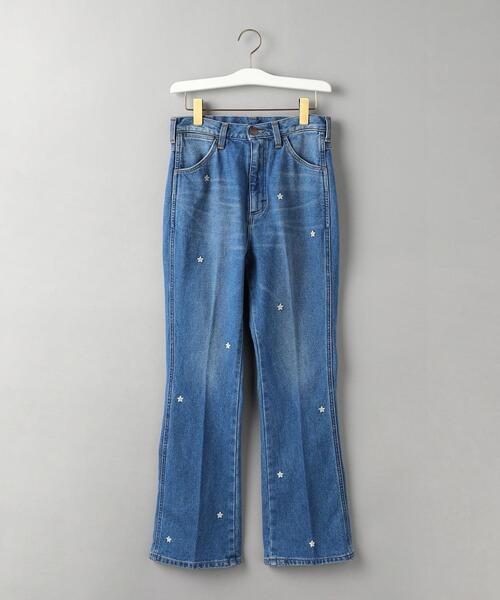 Wrangler（ラングラー）の「【別注】＜Wrangler＞エンブロイダリー フレアデニムパンツ（デニムパンツ・レディース・ライトブルー・M/S）」の11枚目の写真