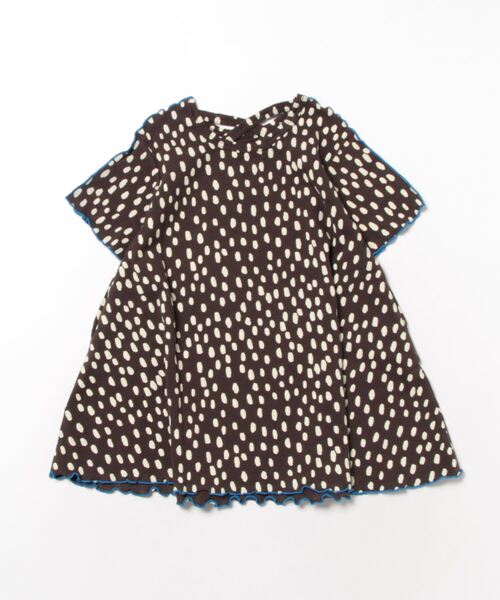 HOGAN RANCH WEAR（ホーガンランチウエア）の「メローバッククロスワンピース(90～150cm)（ワンピース・キッズ・チャコール/パープル・90/100/110/120/130/140/150）」の4枚目の写真