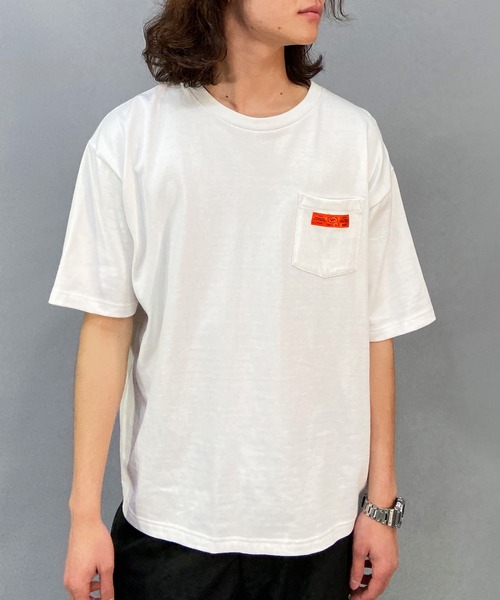 RVCA(ルーカ)の「RVCA/ルーカ CHAINMAIL POCKET SST Tシャツ/カットソー/半袖 リンクコーデ サーファー BD041-234(Tシャツ/カットソー・メンズ・グレー/ホワイト/スミクロ・M/L/XL)」の14枚目の写真