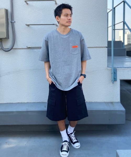 RVCA(ルーカ)の「RVCA/ルーカ CHAINMAIL POCKET SST Tシャツ/カットソー/半袖 リンクコーデ サーファー BD041-234(Tシャツ/カットソー・メンズ・グレー/ホワイト/スミクロ・M/L/XL)」の4枚目の写真