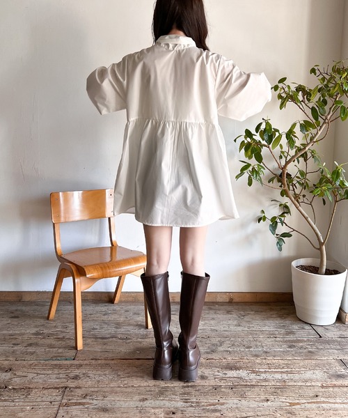 Mysa&Liina(ミーサリーナ)の「ニットベスト×ボウタイブラウス(シャツ/ブラウス・レディース・ブラック/ピンクベージュ/ベージュ・M)」の16枚目の写真