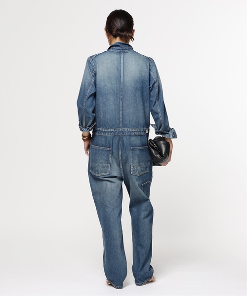 Attick by Johnbull/アティック バイ ジョンブル】Denim all in one
