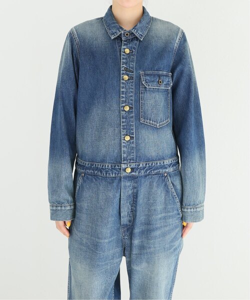 Attick by Johnbull/アティック バイ ジョンブル】Denim all in one