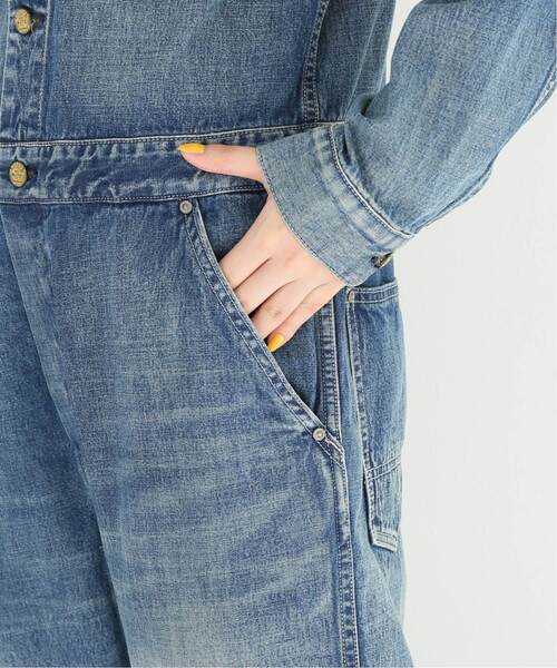 Attick by Johnbull/アティック バイ ジョンブル】Denim all in one