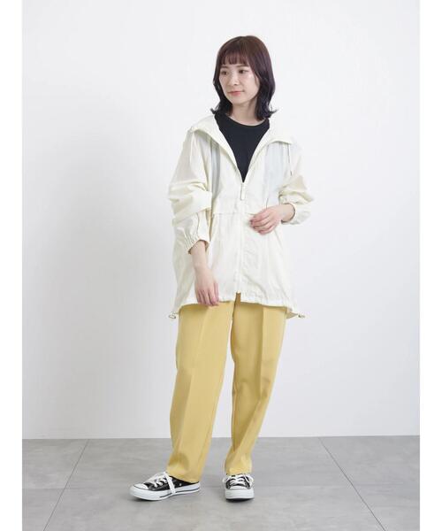 Samansa Mos2 blue（サマンサモスモスブルー）の「ジャカードテレコクルータンク（Tシャツ/カットソー・レディース・ベージュ/ブラック/オフホワイト/グレー・MEDIUM/LARGE）」の15枚目の写真