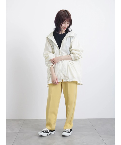 Samansa Mos2 blue（サマンサモスモスブルー）の「ジャカードテレコクルータンク（Tシャツ/カットソー・レディース・ベージュ/ブラック/オフホワイト/グレー・MEDIUM/LARGE）」の6枚目の写真