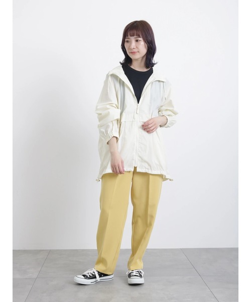 Samansa Mos2 blue（サマンサモスモスブルー）の「ジャカードテレコクルータンク（Tシャツ/カットソー・レディース・ベージュ/ブラック/オフホワイト/グレー・MEDIUM/LARGE）」の7枚目の写真