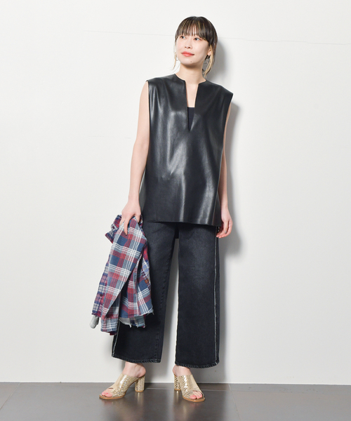 jakke（ジャッキー）の「【JAKKE/ジャッキー】VERITY ベスト（ベスト・レディース・ブラック・MEDIUM）」の4枚目の写真