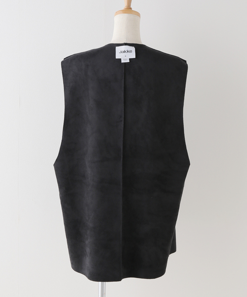 jakke（ジャッキー）の「【JAKKE/ジャッキー】VERITY ベスト（ベスト・レディース・ブラック・MEDIUM）」の8枚目の写真