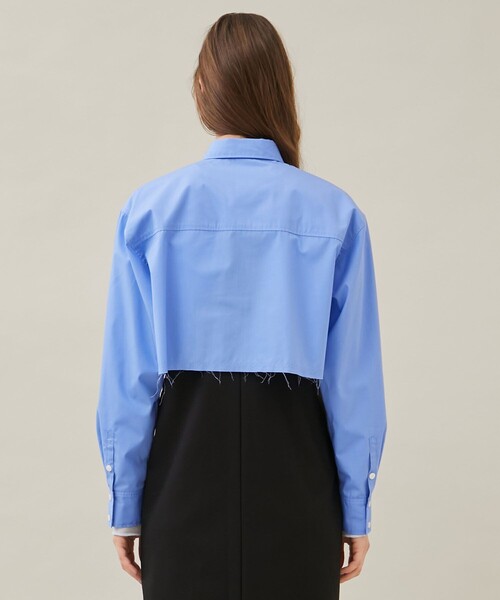 MATURED（マチュアード）の「【MATURED/マチュアード】クロップドシャツ（シャツ/ブラウス・レディース・イエロー/ホワイト/ブルー・FREE）」の21枚目の写真