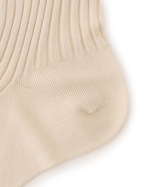 UNTITLED（アンタイトル）の「リブショートソックス（ソックス/靴下・レディース・ライトベージュ/ブラック/キャメル・99）」の6枚目の写真