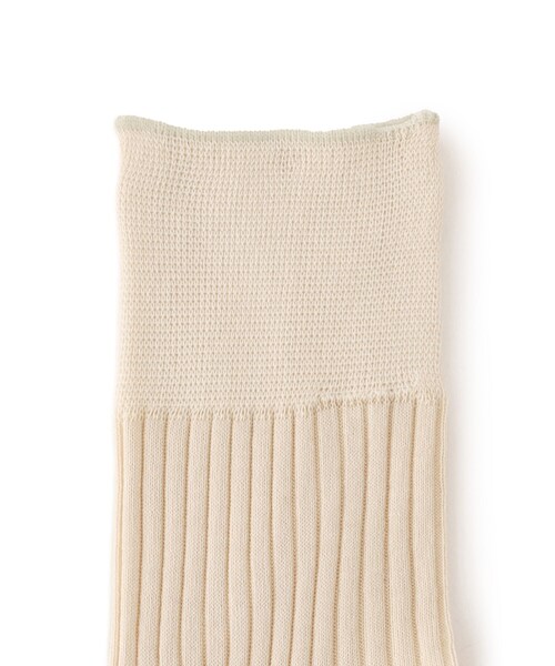 UNTITLED（アンタイトル）の「リブショートソックス（ソックス/靴下・レディース・ライトベージュ/ブラック/キャメル・99）」の7枚目の写真