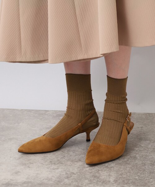 UNTITLED（アンタイトル）の「リブショートソックス（ソックス/靴下・レディース・ライトベージュ/ブラック/キャメル・99）」の9枚目の写真