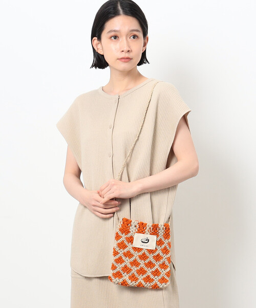 ONIGIRI(オニギリ)の「サコッシュ(ショルダーバッグ・レディース・ブルー/オレンジ/ベージュ・FREE)」の10枚目の写真