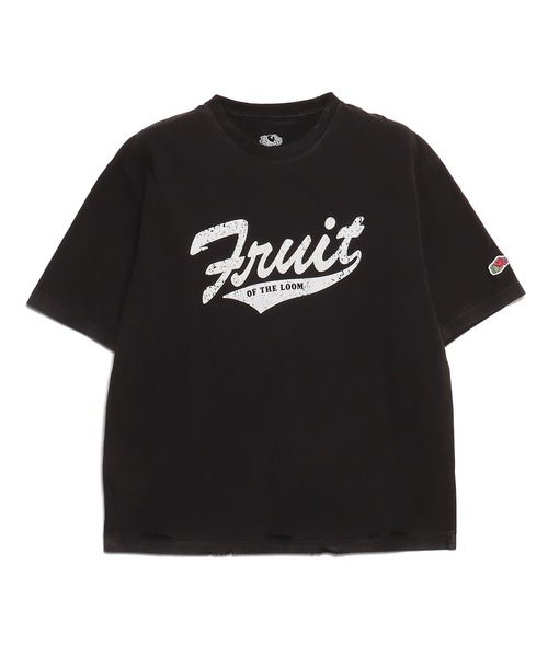 FRUIT OF THE LOOM(フルーツオブザルーム)の「【FRUIT OF THE LOOM】BLACK PRINT S/S TEE/フロントデザインTシャツ(Tシャツ/カットソー・メンズ・C/A/B・M/L/XL)」の5枚目の写真