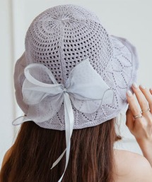 STYLEBLOCK（スタイルブロック）の「リボン付きストローハット（ハット）」