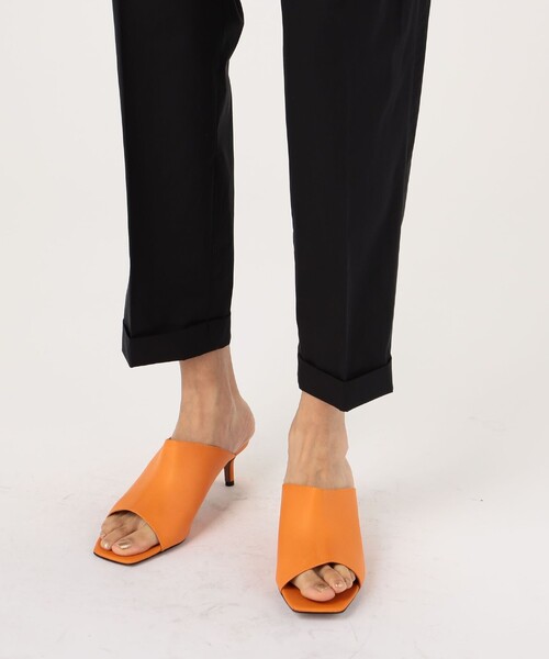ATP ATELIER（エーティーピーアトリエ）の「ATP Malonno ヒール カバードサンダル（サンダル・レディース・オレンジ/ブラック・38/37/36）」の9枚目の写真