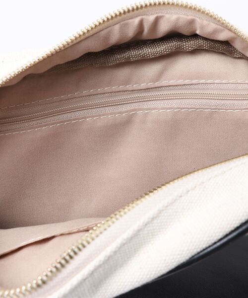 notch.（ノッチ）の「パトリシアショルダーバッグ（ショルダーバッグ・レディース・キャメル/ブラック・ONESIZE）」の5枚目の写真