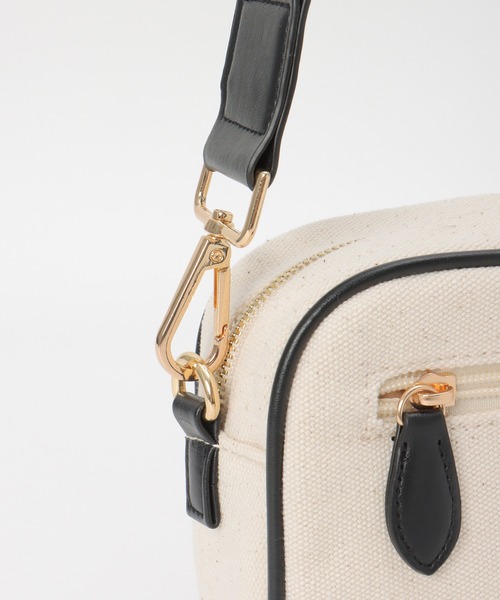 notch.（ノッチ）の「パトリシアショルダーバッグ（ショルダーバッグ・レディース・キャメル/ブラック・ONESIZE）」の16枚目の写真