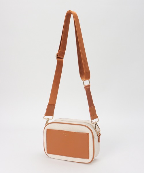 notch.（ノッチ）の「パトリシアショルダーバッグ（ショルダーバッグ・レディース・キャメル/ブラック・ONESIZE）」の11枚目の写真