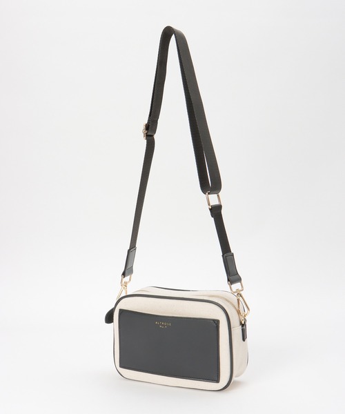 notch.（ノッチ）の「パトリシアショルダーバッグ（ショルダーバッグ・レディース・キャメル/ブラック・ONESIZE）」の12枚目の写真