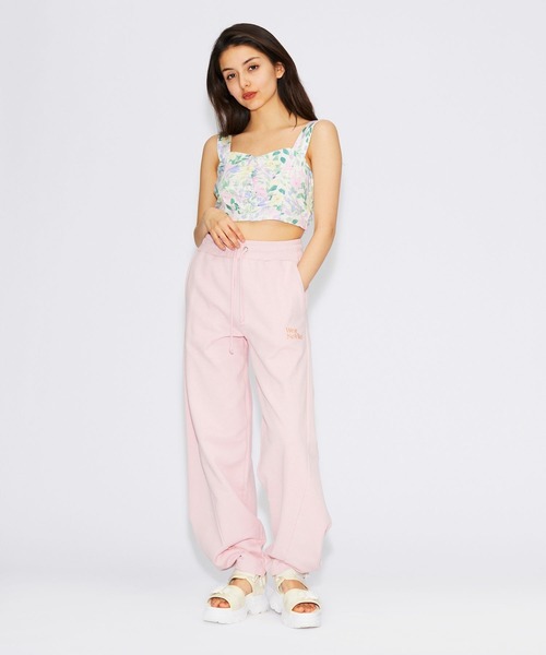 FOREVER 21(フォーエバー トゥエンティーワン)の「Wear No Filter パラシュートパンツ(スウェットパンツ・レディース・オレンジ/ブルー/ピンク/ブラック・SMALL/MEDIUM)」の6枚目の写真