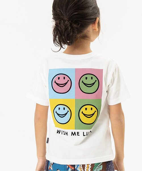 F.O.KIDS（エフオーキッズ）の「FOスマイルフェス　プリントTシャツ&虫よけクリップ セット（Tシャツ/カットソー・キッズ・グレー/ミント/オレンジ/オフホワイト/イエロー・80/90/95/100/110/120/130/140）」の2枚目の写真