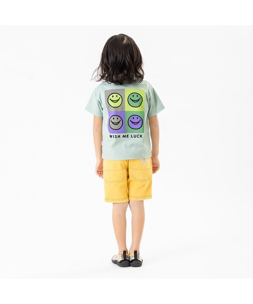 F.O.KIDS（エフオーキッズ）の「FOスマイルフェス　プリントTシャツ&虫よけクリップ セット（Tシャツ/カットソー・キッズ・グレー/ミント/オレンジ/オフホワイト/イエロー・80/90/95/100/110/120/130/140）」の7枚目の写真