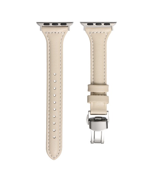 ABBEY MARKET(アビーマーケット)の「Dバックル アップルウォッチ バンド 本革 38/40/41㎜(デジタル腕時計・メンズ・グリーン/ダークブラウン/ホワイト/ブラック/ブラウン/グレー/ピンク・S)」の18枚目の写真