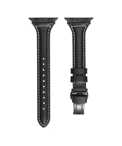 ABBEY MARKET(アビーマーケット)の「Dバックル アップルウォッチ バンド 本革 38/40/41㎜(デジタル腕時計・メンズ・グリーン/ダークブラウン/ホワイト/ブラック/ブラウン/グレー/ピンク・S)」の15枚目の写真
