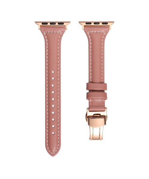 ABBEY MARKET(アビーマーケット)の「Dバックル アップルウォッチ バンド 本革 38/40/41㎜(デジタル腕時計・メンズ・グリーン/ダークブラウン/ホワイト/ブラック/ブラウン/グレー/ピンク・S)」の13枚目の写真