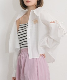 ブローチ付ショートSH