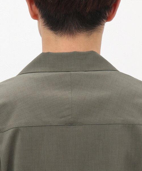 EDIFICE（エディフィス）の「”接触冷感機能” クールタッチ トロピカル オープンカラー 半袖シャツ（シャツ/ブラウス・メンズ・カーキ/ライトグレー/グリーン/ネイビー・LARGE/X-LARGE/SMALL/MEDIUM）」の16枚目の写真