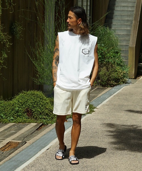 RVCA(ルーカ)の「RVCA メンズ 【ALLTIME】 ALLTIME TERRY CLOTH SHORTS ウォークパンツ/ショートパンツ【2023年夏モデル】/ルーカウエストゴムショートパンツ(その他パンツ・メンズ・オフホワイト/ミント/ブラック・LARGE/MEDIUM/SMALL)」の5枚目の写真