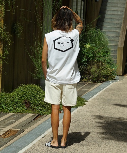 RVCA(ルーカ)の「RVCA メンズ 【ALLTIME】 ALLTIME TERRY CLOTH SHORTS ウォークパンツ/ショートパンツ【2023年夏モデル】/ルーカウエストゴムショートパンツ(その他パンツ・メンズ・オフホワイト/ミント/ブラック・LARGE/MEDIUM/SMALL)」の6枚目の写真